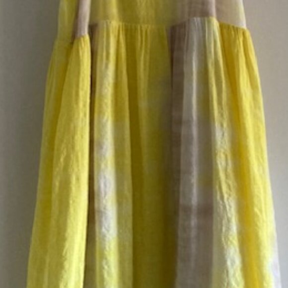 MAHINA HAWAII MADE IN LOVELY DRESS LIGHT SLEEVELESS RESORT WEDDING BEACH LUAU SM - Picture 9 of 11